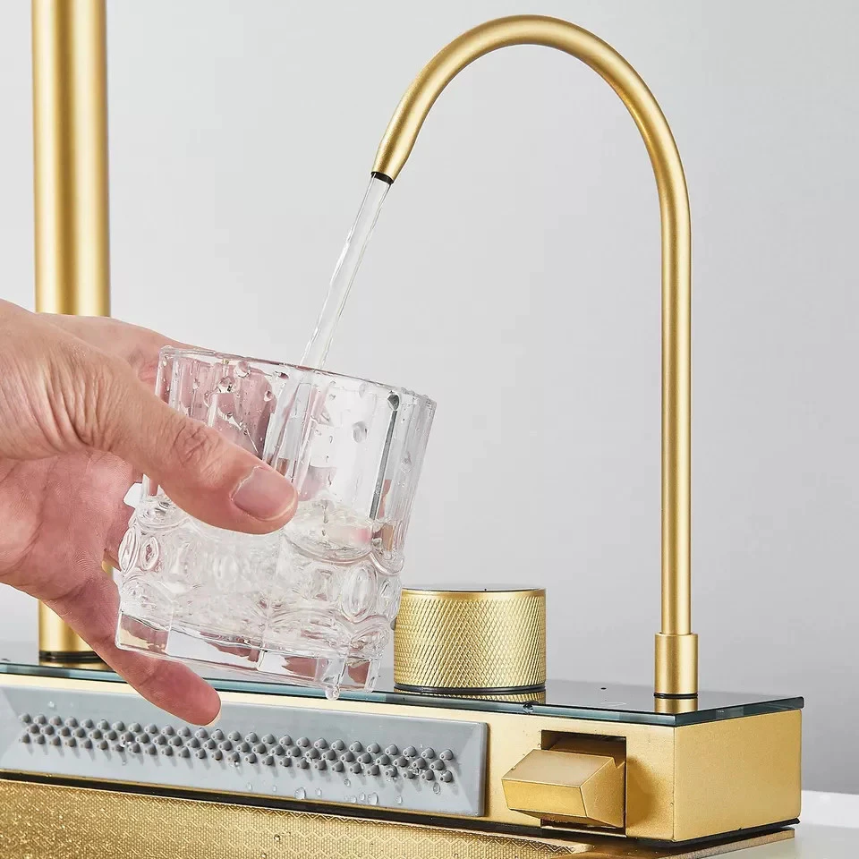 Lavaplatos funcional JetChef Luxury Gold 75x45 Acabado oro premium, estación de cocina de lujo acero inox 304 x 1 und - Image 2
